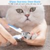 Dog Nail Clippers Pet Cat Nail Toe Trimmer Stainless Steel Grooming Tool Free Nail File Small Medium Large Dogs L Size