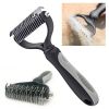 Dog Deshedding Brush Hair Remover Grooming Brush Comb