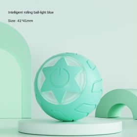 Star Rolling Ball Cat Toys Self Hi Relax Cat Toys Pet Bite Resistant Toys Pet Supplies Wholesale (Specifications: Chinese packaging, colour: Star Rolling Ball - Light Blue)