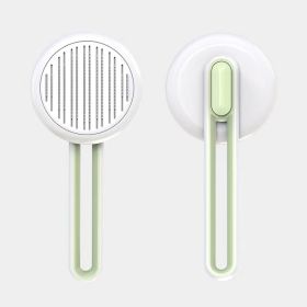 Aiwo Pet Comb Cat Knot Opening Comb Dog Needle Comb Float Removing Massage Comb Cat Products Cross border (Specifications: individual, colour: Hollow Needle Comb - Green)