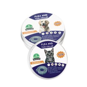 Flea & Tick Collar for Dogs; 2 Pack (colour: Yellow-cans, size: Cat - Length 39cm)