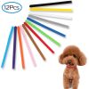 Puppy ID Collars Adjustable Double-Sided Pet ID Bands12 Colors