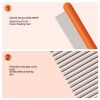 Ai Wo Pet Comb Cat Row Comb Dog Comb Special Stainless Steel Dense Teeth to Remove Floating Hair One Piece for Cross border Shipping