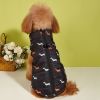 Cartoon Cardigan Waistcoat with Zipper Tractive Hole for Dogs