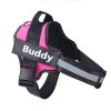 Personalized Dog Harness NO PULL Reflective Breathable Adjustable Pet Harness Vest For Small Large Dog Custom Patch Pet Supplies