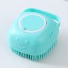 Bathroom Puppy, Big Dog Bath Massage Gloves Brush Soft Safety Silicone Pet Accessories for Dogs, Tools Mascotas Products