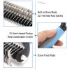 Grooming Brush for Pet Dog Deshedding Tool Rake Comb Fur Remover Reduce 2-Side Dematting Tool for Dogs Grooming Brush Double Sided Shedd