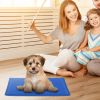 Pet Dog Cooling Mat Pressure Activated Gel Self Cooling Mat Pad Pet Cooling Bed Mats Portable Pet Cooling Mat L Size