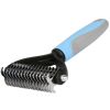 Grooming Brush for Pet Dog Deshedding Tool Rake Comb Fur Remover Reduce 2-Side Dematting Tool for Dogs Grooming Brush Double Sided Shedd