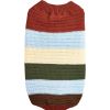 Horizontal Two-Legged Pet Warm Knit Striped Color Knit