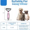 Grooming Brush for Pet Dog Deshedding Tool Rake Comb Fur Remover Reduce 2-Side Dematting Tool for Dogs Grooming Brush Double Sided Shedd